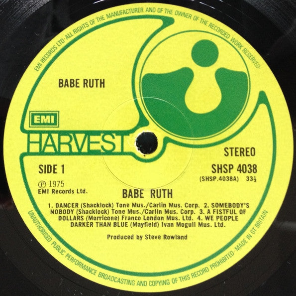 Babe Ruth ~ Babe Ruth (Vinyl) - Djungel & Jazz