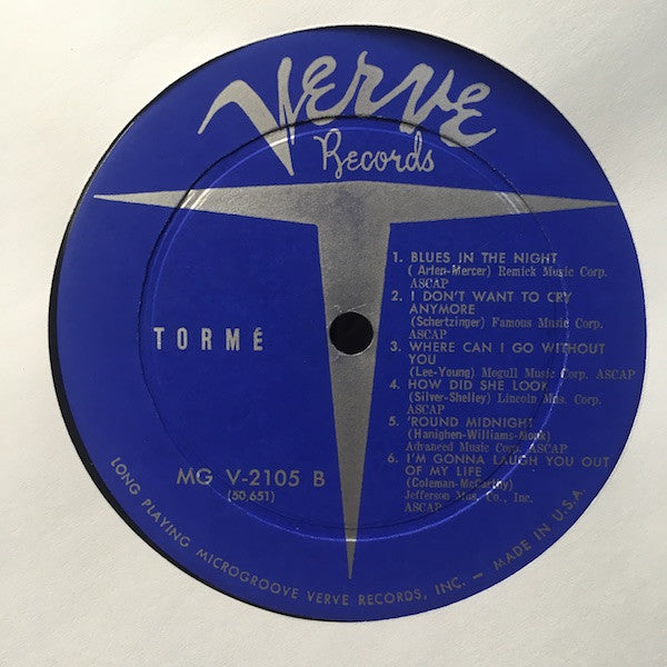 Mel Tormé ~ Tormé (Vinyl) - Djungel & Jazz