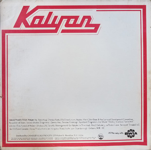 Kalyan : Hot Mama (12")