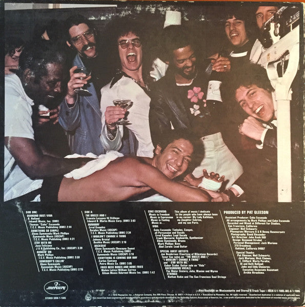 Coke Escovedo : Comin' At Ya! (LP, Album, Pit)