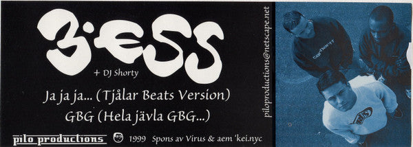 3:Ess + DJ Shorty ~ Ja Ja Ja... (Tjålar Beats Version) / GBG (Hela Jävla GBG...) (Vinyl) - Djungel & Jazz