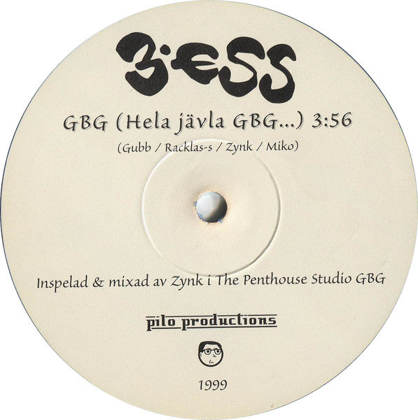 3:Ess + DJ Shorty ~ Ja Ja Ja... (Tjålar Beats Version) / GBG (Hela Jävla GBG...) (Vinyl) - Djungel & Jazz