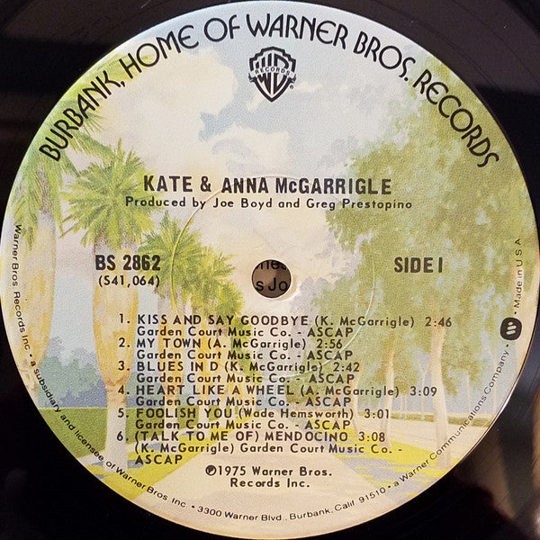 Kate & Anna McGarrigle ~ Kate & Anna McGarrigle (Vinyl) - Djungel & Jazz