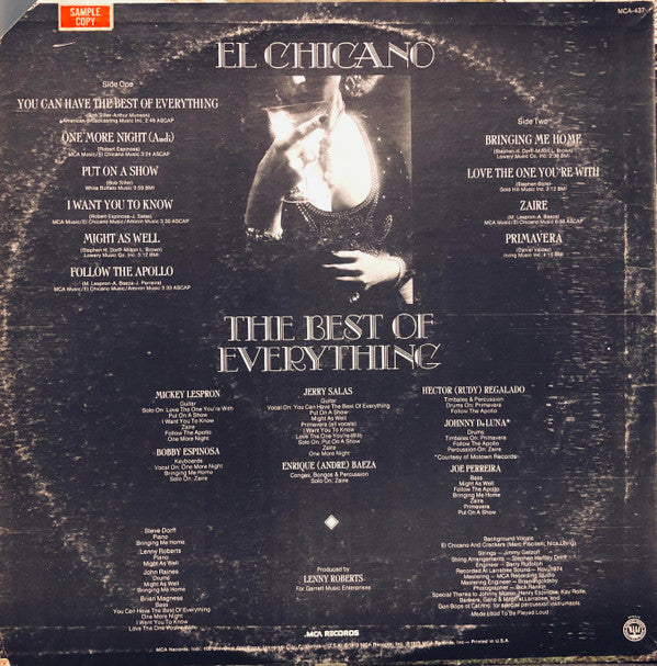 El Chicano ~ The Best Of Everything (Vinyl) - Djungel & Jazz