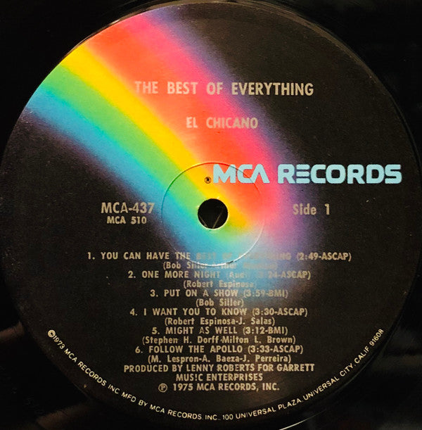 El Chicano ~ The Best Of Everything (Vinyl) - Djungel & Jazz