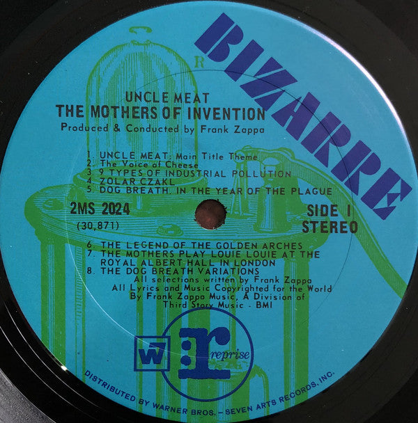 The Mothers Of Invention* : Uncle Meat (2xLP, Album, Aut)