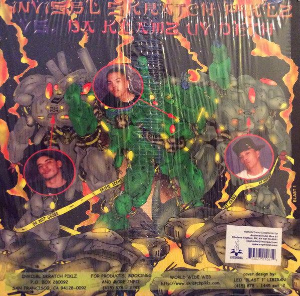 Invisibl Skratch Piklz ~ Invisibl Skratch Piklz Vs. Da Klamz Uv Deth (Furious Ostrich Tracks) (Vinyl) - Djungel & Jazz