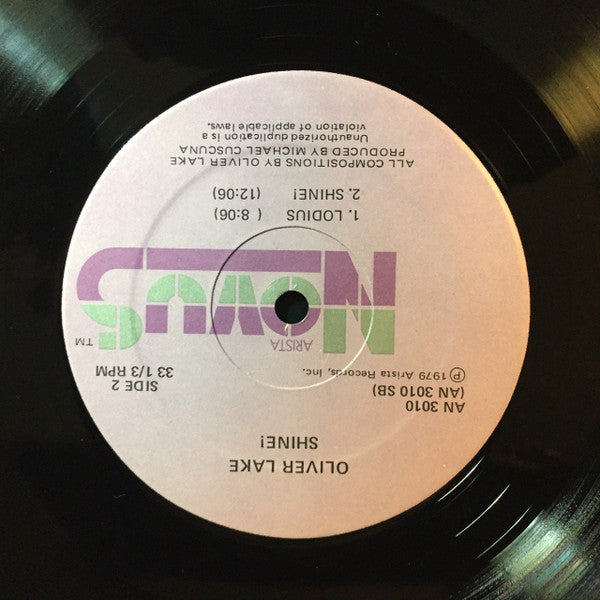 Oliver Lake : Shine! (LP, Album)
