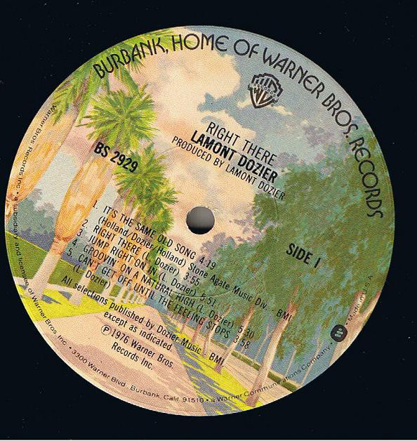Lamont Dozier ~ Right There (Vinyl) - Djungel & Jazz