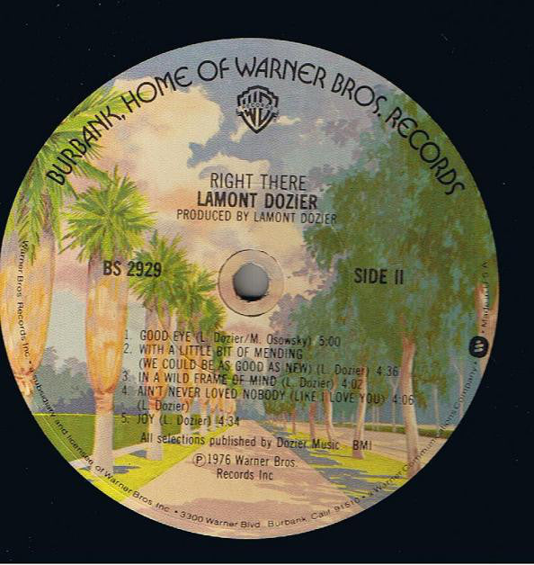 Lamont Dozier ~ Right There (Vinyl) - Djungel & Jazz