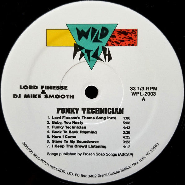 Lord Finesse & DJ Mike Smooth ~ Funky Technician (Vinyl) - Djungel & Jazz
