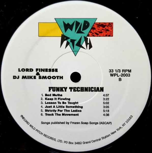 Lord Finesse & DJ Mike Smooth ~ Funky Technician (Vinyl) - Djungel & Jazz