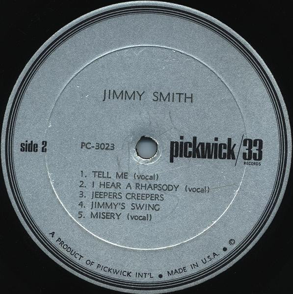 Jimmy Smith ~ Swings Along With Stranger In Paradise (Vinyl) - Djungel & Jazz