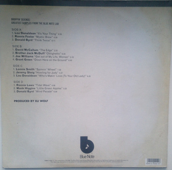 Various ~ Droppin' Science: Greatest Samples From The Blue Note Lab (Vinyl) - Djungel & Jazz