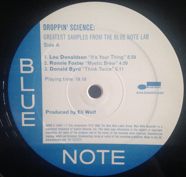 Various ~ Droppin' Science: Greatest Samples From The Blue Note Lab (Vinyl) - Djungel & Jazz
