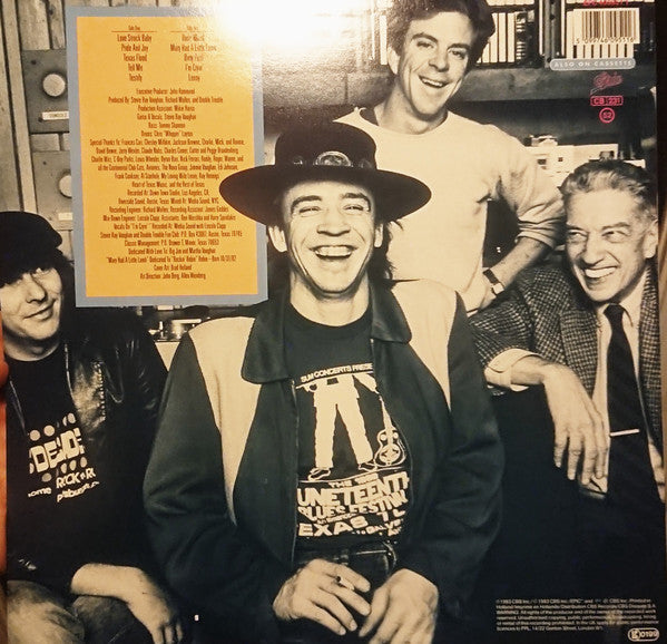 Stevie Ray Vaughan And Double Trouble* : Texas Flood (LP, Album, RE)