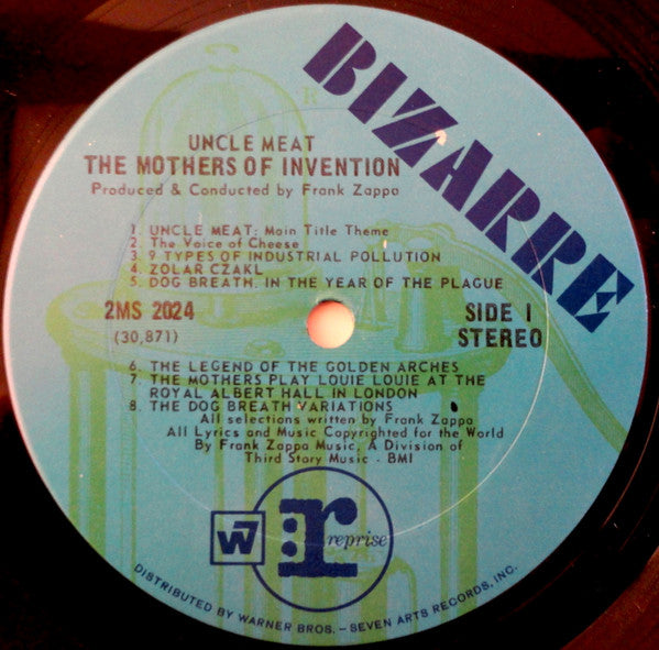 The Mothers Of Invention ~ Uncle Meat (Vinyl) - Djungel & Jazz