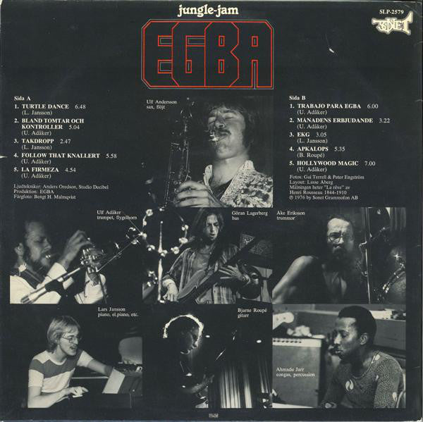 EGBA ~ Jungle Jam (Vinyl) - Djungel & Jazz