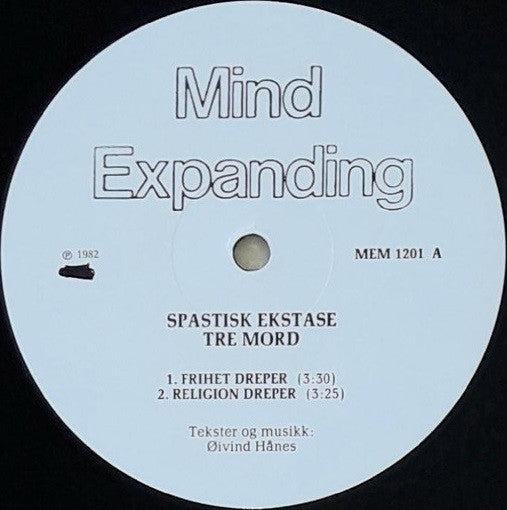 Spastisk Ekstase ~ 3 Mord (Vinyl) - Djungel & Jazz