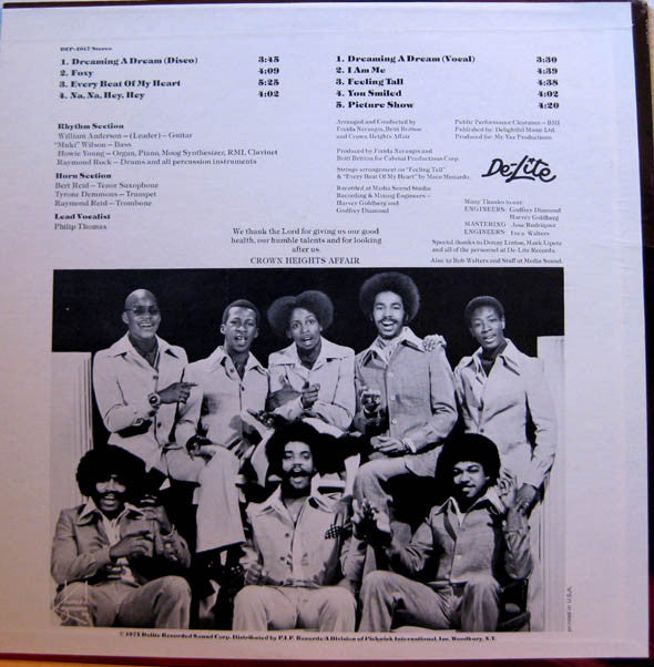 Crown Heights Affair ~ Dreaming A Dream (Vinyl) - Djungel & Jazz