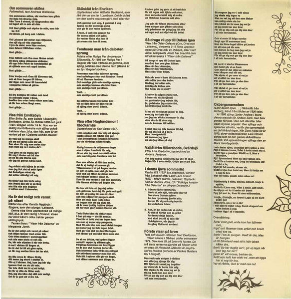 Lillemor Lind ~ Så Draga Vi Upp Till Dalom Igen (Vinyl) - Djungel & Jazz