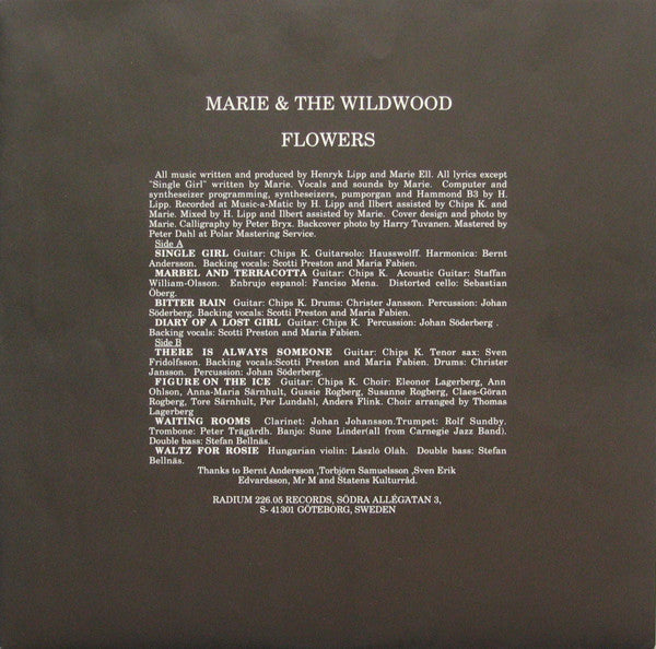 Marie & The Wildwood Flowers ~ Marie & The Wildwood Flowers (Vinyl) - Djungel & Jazz
