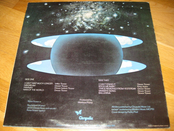 Robin Trower ~ Twice Removed From Yesterday (Vinyl) - Djungel & Jazz