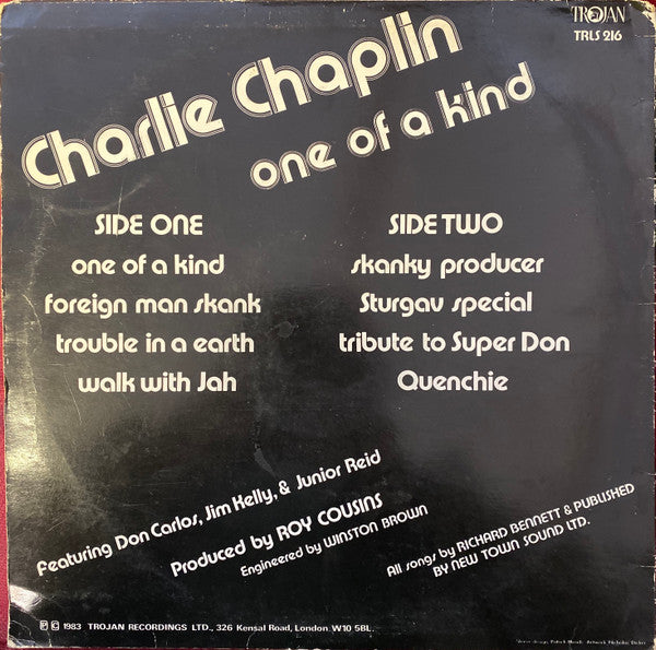 Charlie Chaplin (2) : One Of A Kind (LP, Comp)
