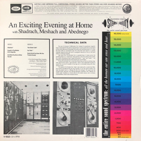 Beastie Boys ~ An Exciting Evening At Home With Shadrach, Meshach And Abednego (Vinyl) - Djungel & Jazz