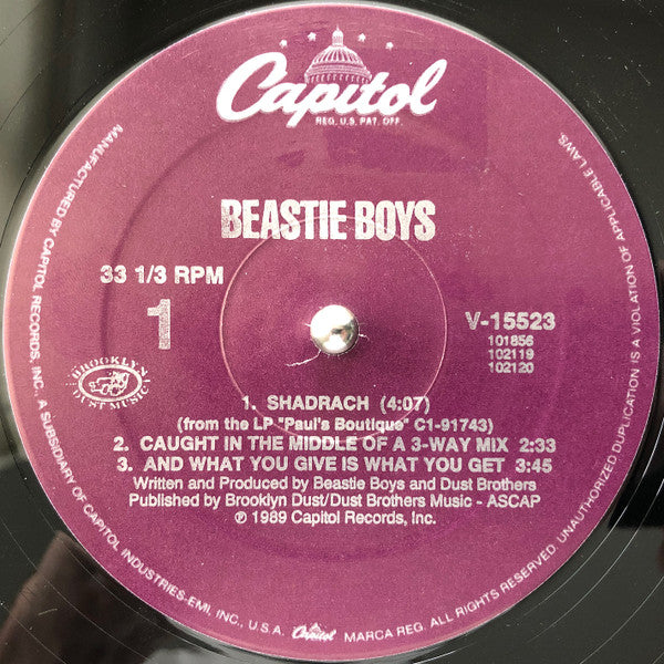 Beastie Boys ~ An Exciting Evening At Home With Shadrach, Meshach And Abednego (Vinyl) - Djungel & Jazz