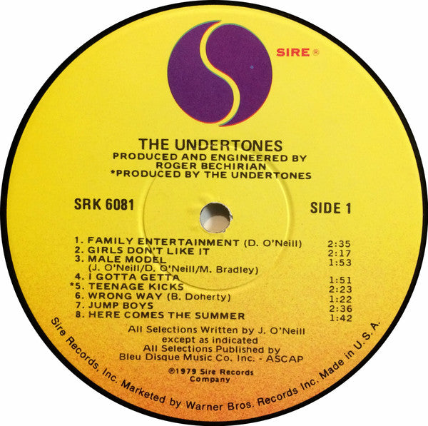 The Undertones ~ The Undertones (Vinyl) - Djungel & Jazz