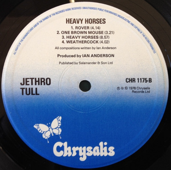 Jethro Tull ~ Heavy Horses (Vinyl) - Djungel & Jazz
