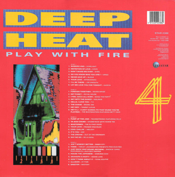 Various ~ Deep Heat 4 - Play With Fire (Vinyl) - Djungel & Jazz