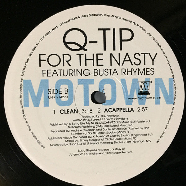 Q-Tip ~ For The Nasty (Vinyl) - Djungel & Jazz