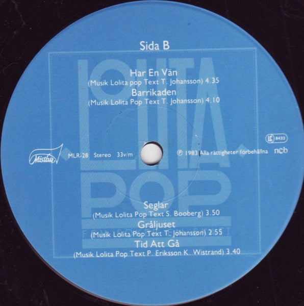 Lolita Pop ~ Fem Söker En Skatt (Vinyl) - Djungel & Jazz