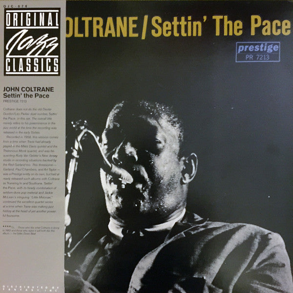 John Coltrane : Settin' The Pace (LP, Album, RE)