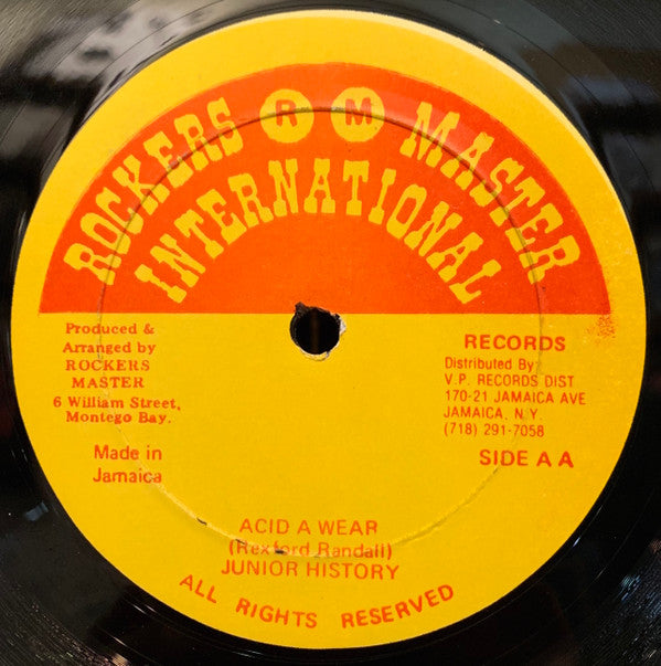 Candy Man / Junior History : She's Gone / Acid A Wear (12")