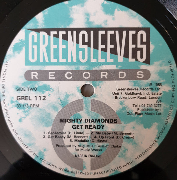 The Mighty Diamonds : Get Ready (LP, Album)