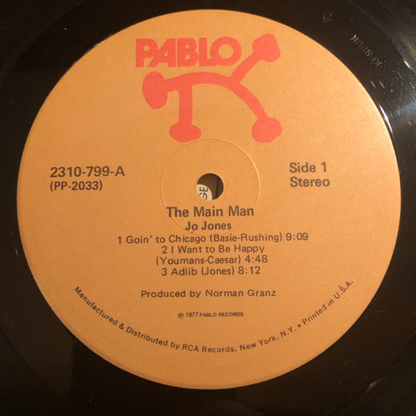 Jo Jones ~ The Main Man (Vinyl) - Djungel & Jazz