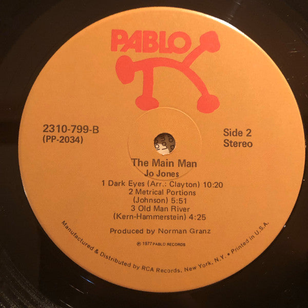 Jo Jones ~ The Main Man (Vinyl) - Djungel & Jazz