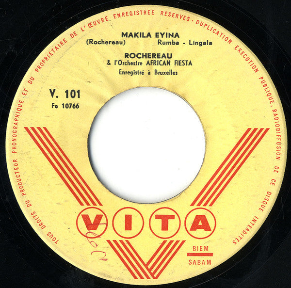 Tabu Ley Rochereau & Orchestre African Fiesta ~ Makila Eyina (Vinyl) - Djungel & Jazz