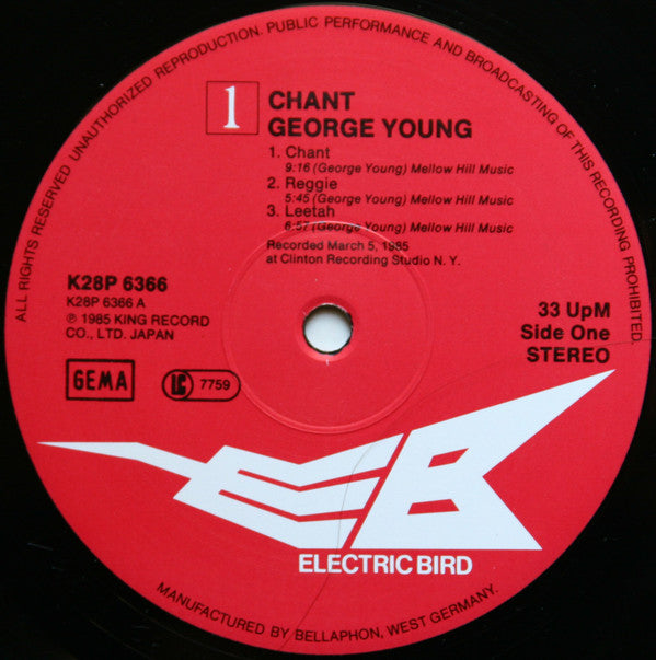 George Young (2) : Chant (LP, Album)