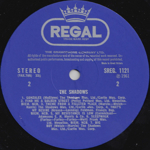 The Shadows ~ The Shadows (Vinyl) - Djungel & Jazz