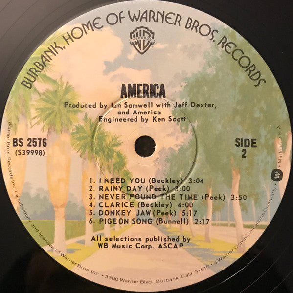 America ~ America (Vinyl) - Djungel & Jazz