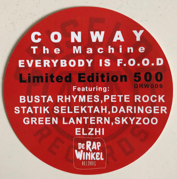 Conway The Machine : Everybody Is F.O.O.D. (LP, Album, Yel)