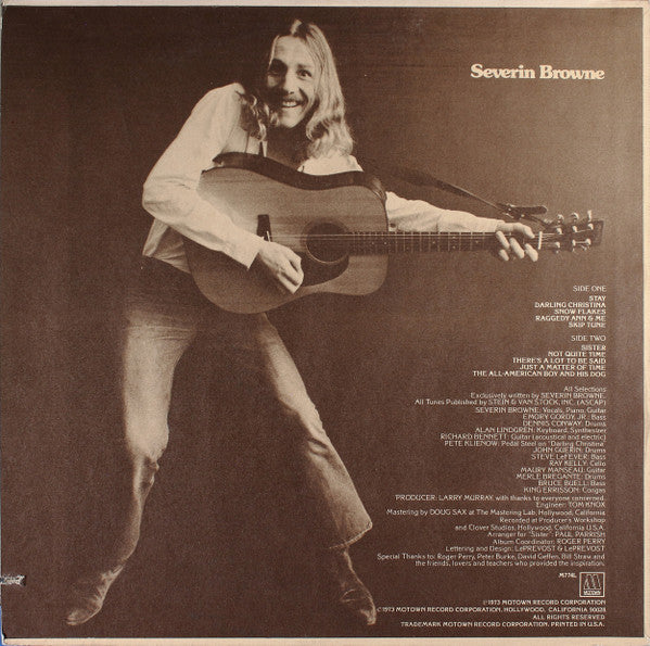 Severin Browne ~ Severin Browne (Vinyl) - Djungel & Jazz