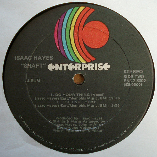 Isaac Hayes ~ Shaft - Music From The Soundtrack (Vinyl) - Djungel & Jazz