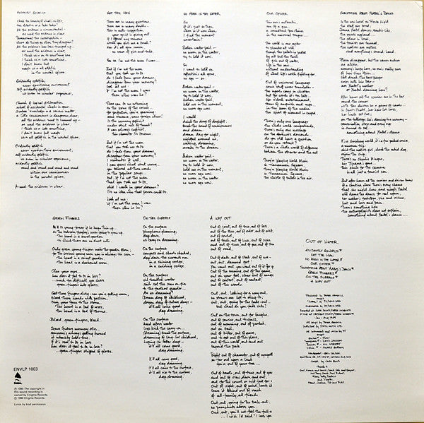 Peter Hammill ~ Out Of Water (Vinyl) - Djungel & Jazz