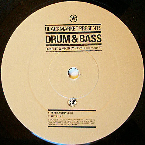 Nicky Blackmarket ~ Blackmarket Presents: Drum & Bass (Vinyl) - Djungel & Jazz