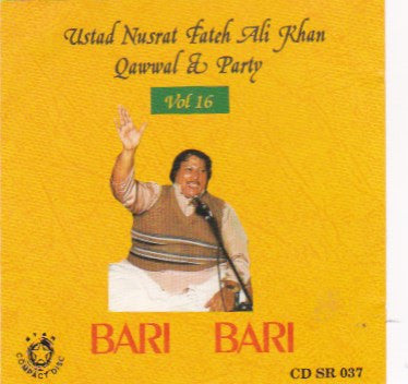 Ustad Nusrat Fateh Ali Khan Qawwal & Party ~ Bari Bari (Vinyl) - Djungel & Jazz